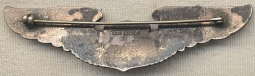 1930s US Air Corps Pilot Wing in Coin Silver