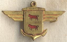 1930s-WWII French/Free-French Aircraft Carrier Badge