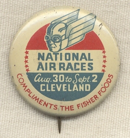 1935 National Air Races at Cleveland Souvenir Pin