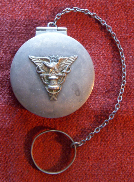 1935 US Naval Academy (USNA) Women's Compact in Sterling Silver