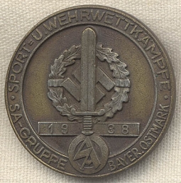 1938 SA-Gruppe Bayer Ostmark Sports Competition Tinnie