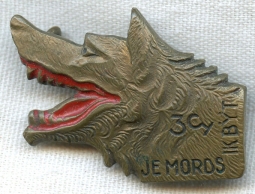 Rare 1939-Early WWII 3ieme Regiment de Carabiniers Cyclistes /3e Regiment Karabiniers Wielrijders