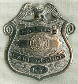 1940's Lake George, New York Police Badge
