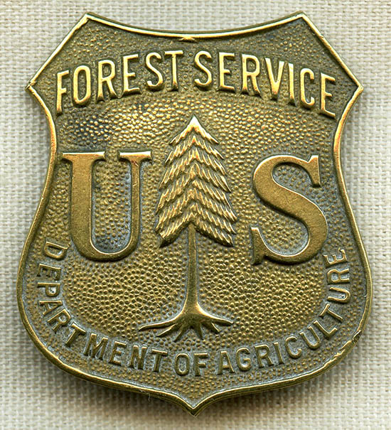 1940’s-50’s US Forest Service Ranger Badge. Department of Agriculture