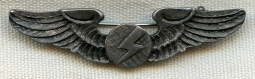 Wonderful Ca. 1943 USAAF Unofficial Radioman Wing Shirt Size, Jeweler-Made in India