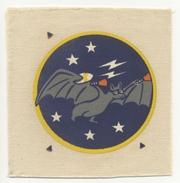 Rare Circa 1944-45 US Navy Night Attack & Combat Troop Unit Pacific (NACTUPAC) Patch