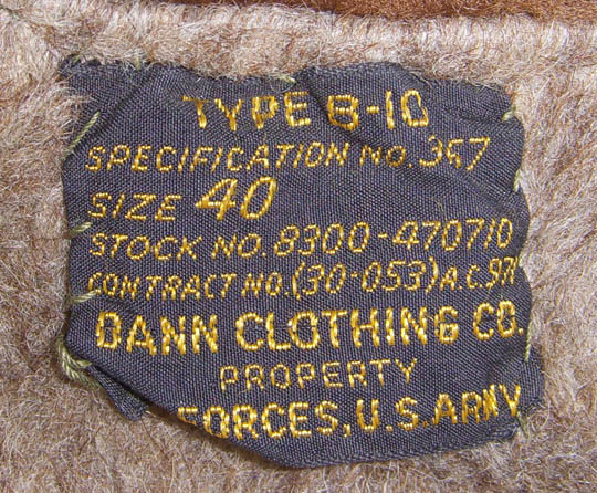 Flying Tiger Antiques Online Store: WWII Occupation Pd USAAF B-10 ...