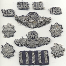1950s US Air Force Command Pilot Bullion Insignia Group