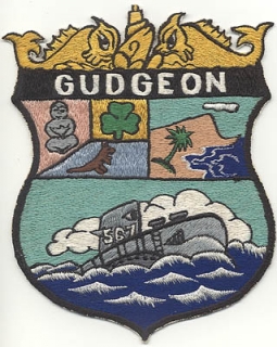 1950s USS Gudgeon SS-567 Japanese-Made Patch