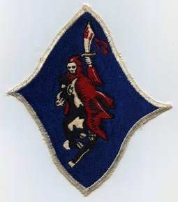 Great Ca. 1952 US Navy VF-193 "Ghost Riders" Jacket Patch. Japanese-Made