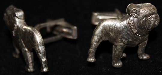 Large & Heavy Sterling Vintage 1960�s Mack Truck Promotional Cufflinks