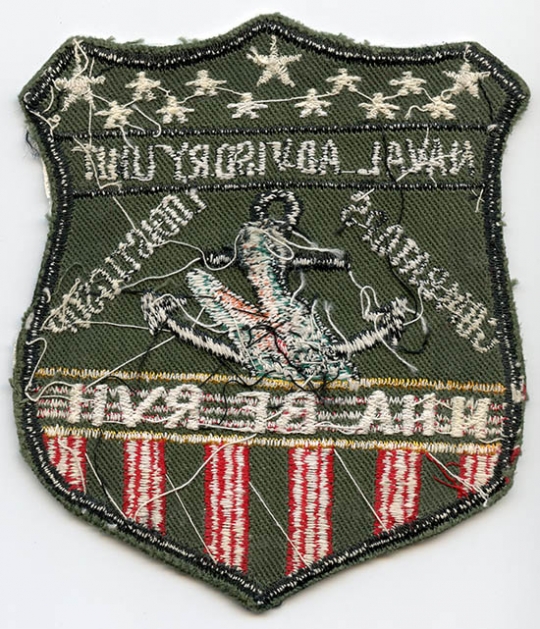 Beautiful, Large, Ca. 1967 USN Naval Advisory Unit Nha Be Ruh Saigon-Made Pocket Patch
