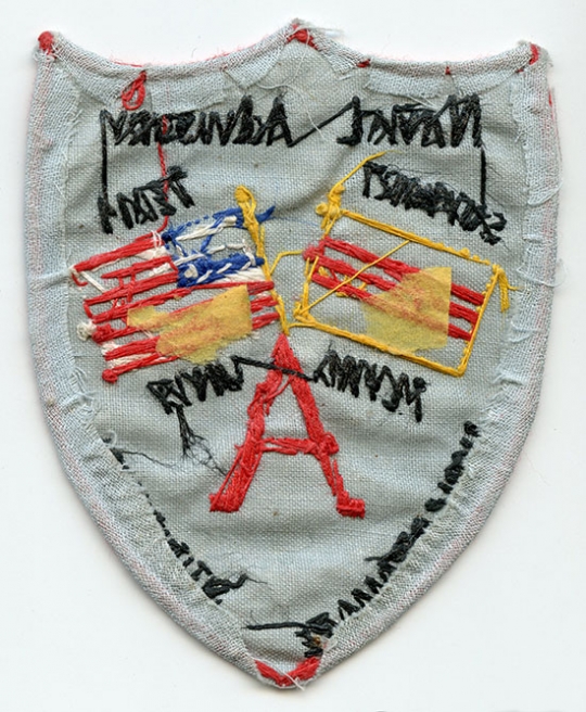 Beautiful Ca. 1967 US Naval Advisory Team Alpha Unit Handmade Pocket Patch in Vietnam