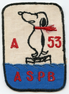 Great ca 1968 USN Assault Support Patrol Boat (ASPB) A 53 Pocket Patch Saigon-Made