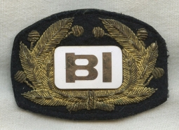 1970s Bullion Braniff International Hat Badge