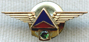 1970s Delta Airlines 10K Gold 5 Years of Service Pin <p> NO LONGER AVAILABLE