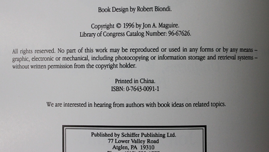 One of the Best WWI-II USAS/AAC/AAF Ref. Books: Jon Maguire's 1996 More Silver, Wings, Pinks & Green