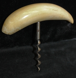 Wonderful, Late 19th Century Sperm Whale Tooth Corkscrew