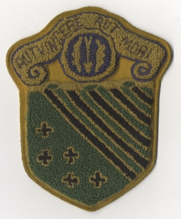 Great Chenille WWII US 1st Fighter Group 12th & 15th AF Squadron Patch