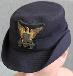 Rare WWII USCG SPARS Officer Hat Made From USN WAVES Officer Hat