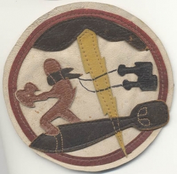 RARE 20th Reconnaissance Squadron, 18th Recon Group, 14th AAF CBI-Made Leather Patch
