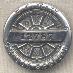 1920s-1930s United States Mail Motor Service Badge