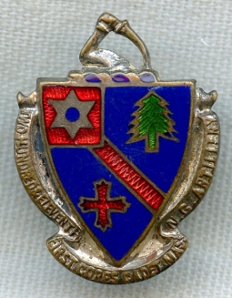 1930s US Army 211th Coast Artillery Regiment DI Light Finish