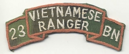 23rd Republic of Vietnam Battalion Patch