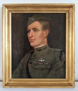 WWI Period Portrait of 96th Aero Squadron Pilot & CO and AFS Veteran Bruce Campbell Hopper