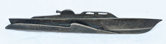 Fabulous Art Deco Design PT Boat Badge Jeweler Made in Sterling Possibly Unique