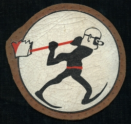 Very Rare ca 1924 USAS 25th Bomb Squadron Flight Jacket Patch - One of the First!