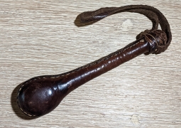Great ca 1890s Police Used Leather, Spring, & Lead-Loaded  Sap or Slap Jack in Exc Condition
