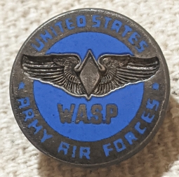 Ext Rare WWII USAAF W.A.S.P Honorable Discharge Pin in Sterling by AMICO