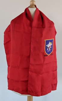Great Korean War USMC VMA-121 Pilot Scarf Japanese Made Printed on Silk
