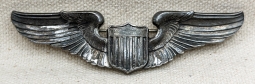 Beautiful ca 1930 US Air Corps Pilot Wing in Sterling by BB&B Bailey Banks and Biddle RARE