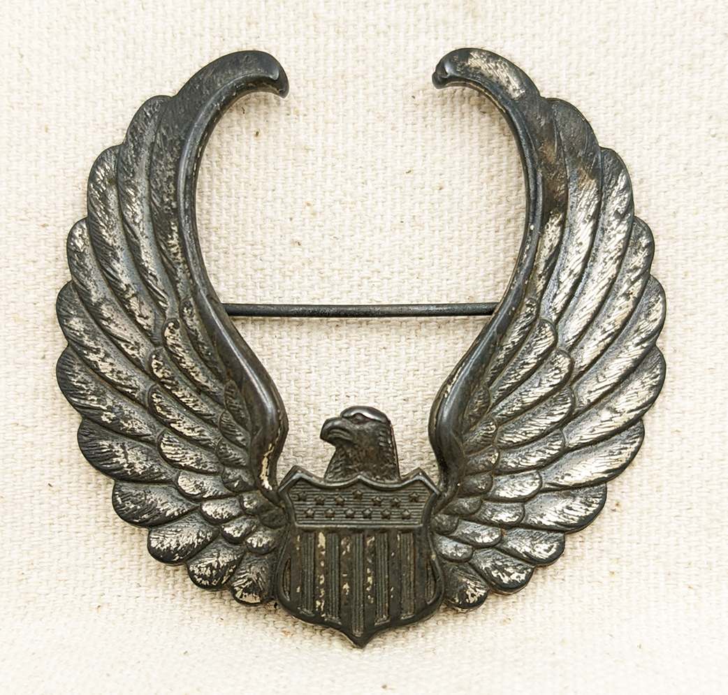 WWII CPT Civilian Pilot Training Flight Instructor Hat Badge In wwii-cpt-civilian-pilot-training-flight-instructor-hat-badge-in