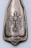 Wonderful & EXTREMELY RARE Von RIBBENTROP Diplomatic 925 Silver Table Spoon