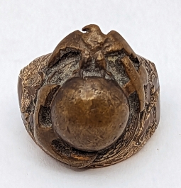 Fabulous Super "Salty" WWII USMC(United State Marine Corp) Ring Size 8.5 - 9