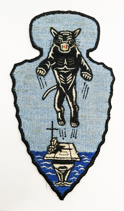 Rare ca 1947 US Navy VF-6A Large Flight Jacket Patch