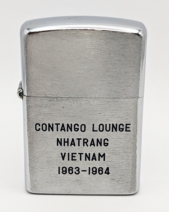 Early Vietnam War ca 1963 - 64 Penguin Lighter from Contango Lounge Nha Trang Unfired