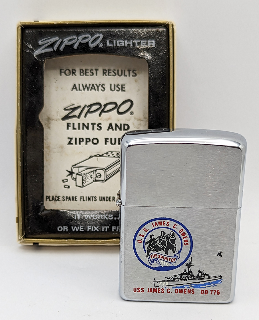 Nice 1967 Zippo Lighter Factory Engraved for the USS James C Nice 1967 Zippo Lighter Factory Engraved for the USS James C