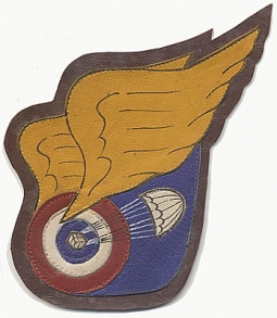Unused 2nd Air Cargo Squadron Patch, CBI-Made Leather