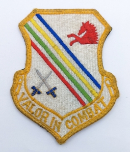 Nice Late 1960s USAF 354th Tactical Fighter Wing TFW Okinawa Made Velcro Backed Jacket Patch