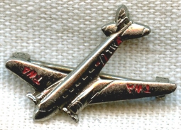 1930s-1940s TWA DC-3 Lapel Pin