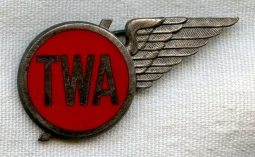 1930s Transcontinental & Western Airlines (TWA) Stewardess Wing 3rd Issue