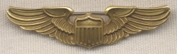 Rare 1930s-WWII Shirt-Size USAAF Instructor Wing by H&H