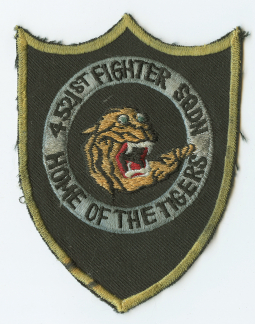ca 1964 USAF 4521st CCTS Large Japanese Made Jacket Patch Nellis AFB Las Vegas NV