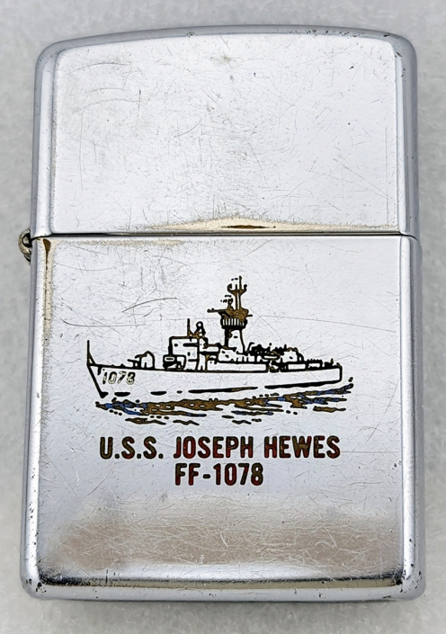 1990 Factory Engraved USN Zippo for the USS Joseph Hewes FF