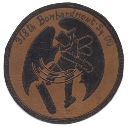 Great WWII USAAF 318th Bomb Squadron (Heavy) 88th Bomb Group 2nd & 3rd Air Force Jacket Patch