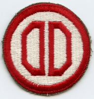 WWII Shoulder Patch for US Army 31st (aka "Dixie") Division Variant
